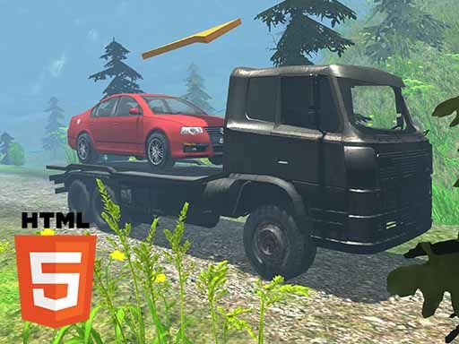 Truck Offroad Drive Heavy Transport - browser game screenshot