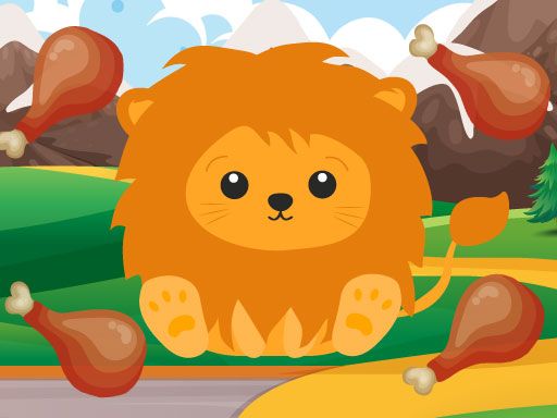 Hungry Lion - browser game screenshot