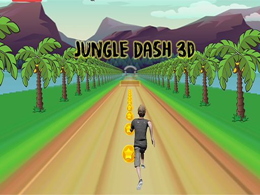 Jungle Dash Challenge 3D - browser game screenshot