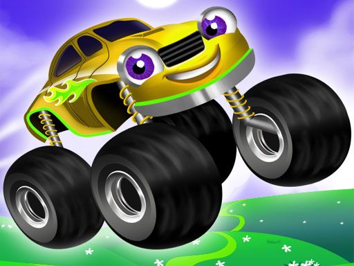 Monster Trucks Game for Kids - browser game screenshot