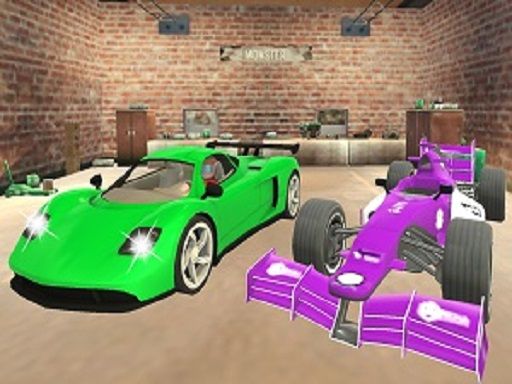 Supercars Speed Race - browser game screenshot