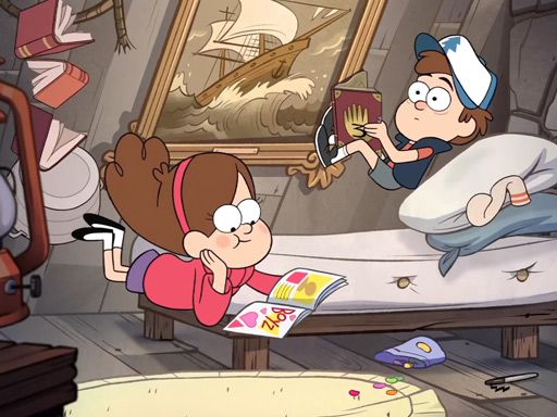 Gravity Falls Slide - browser game screenshot