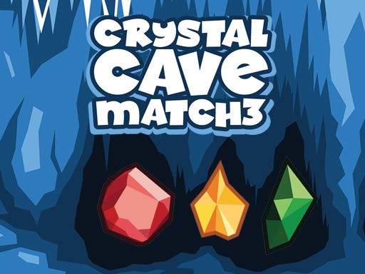 Crystal Cave Match 3 - browser game screenshot