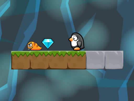 Penguin Adventure - browser game screenshot