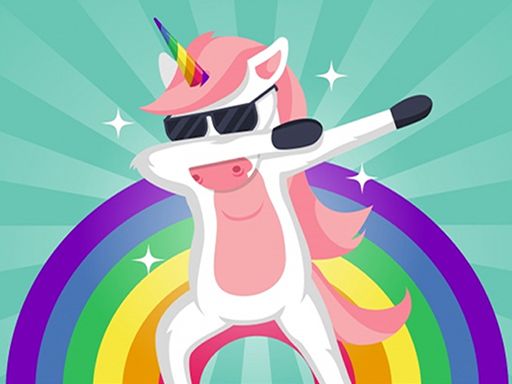Dab Unicorn Puzzle Dab Unicorn Puzzle - browser game screenshot
