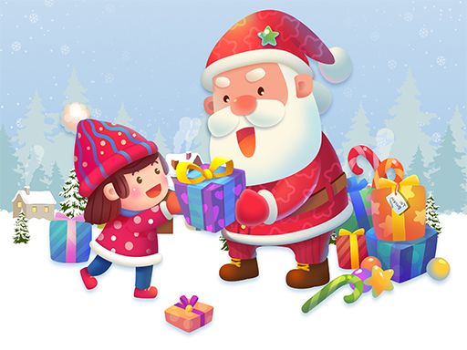 Christmas 2021 Puzzle - browser game screenshot