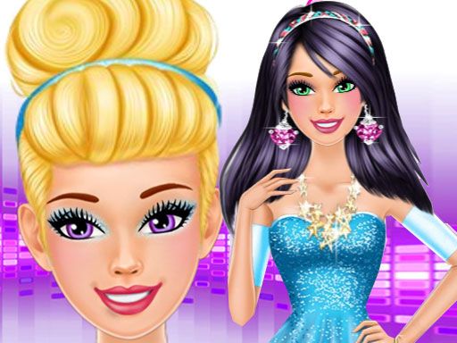 Barbie Makeup Time - browser game screenshot