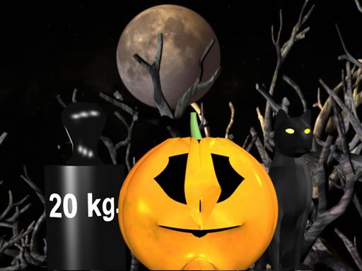 Halloween Pumpkin Weighin; - browser game screenshot