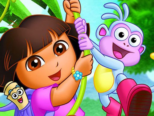 Dora Spot The Difference - browser game screenshot