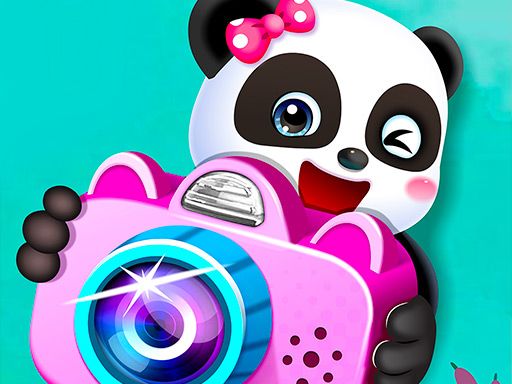 Baby Panda Photo Studio - browser game screenshot