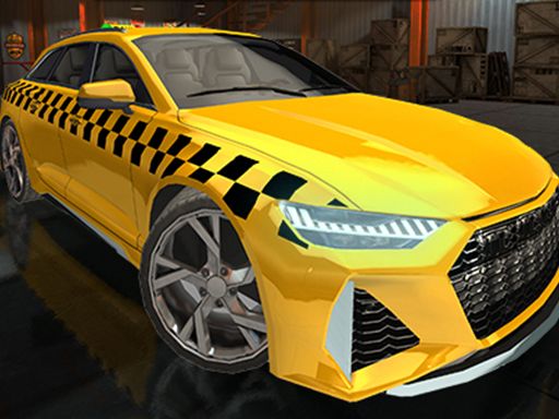 City Taxi 3D Simulator Game - browser game screenshot