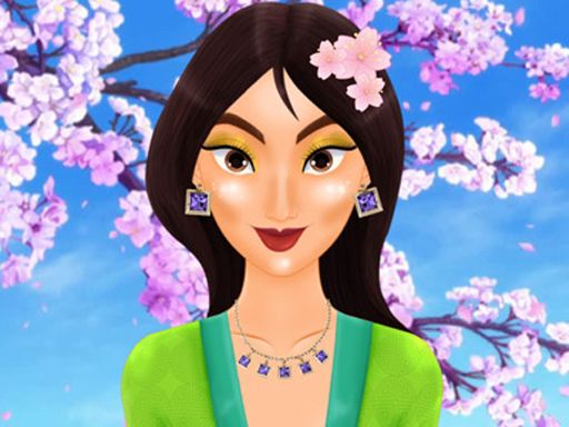 Mulan's Magic Makeove﻿r - browser game screenshot