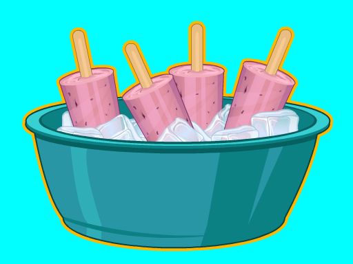Banana Berry Yogurt Pops - browser game screenshot