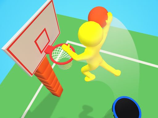Jump Dunk 3D - browser game screenshot