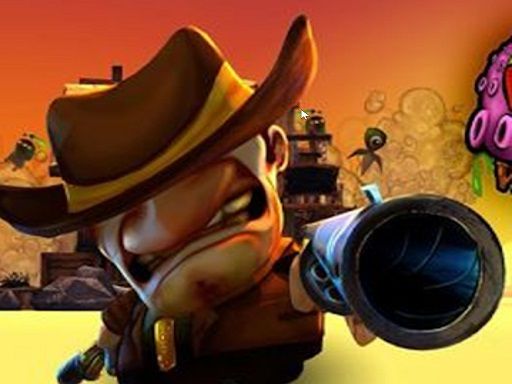 Cowboy 2D Runner - browser game screenshot