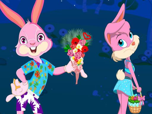 Bunny Love DressUp - browser game screenshot