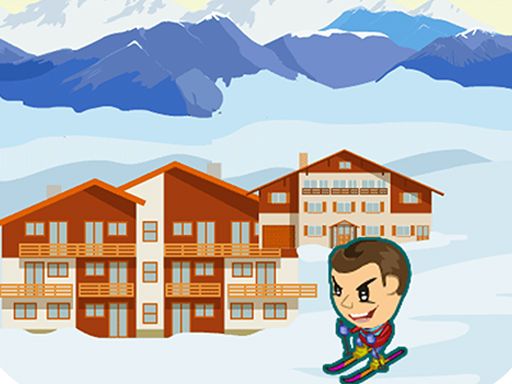 ZigZag Snow Ski  - browser game screenshot