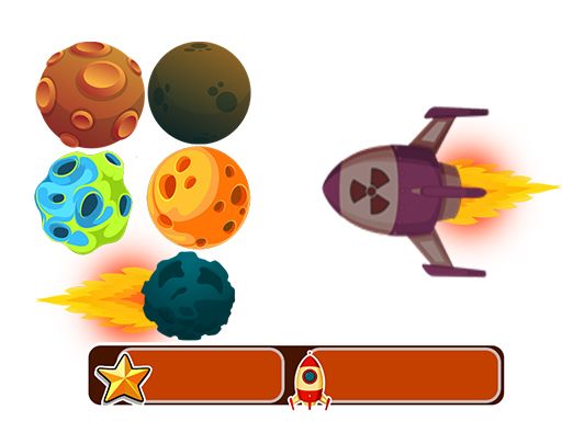 Crazy Rocket - browser game screenshot
