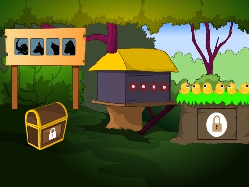 Rescue The Lion - browser game screenshot