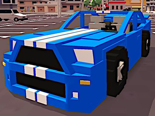 Cubic Cars Highway - browser game screenshot