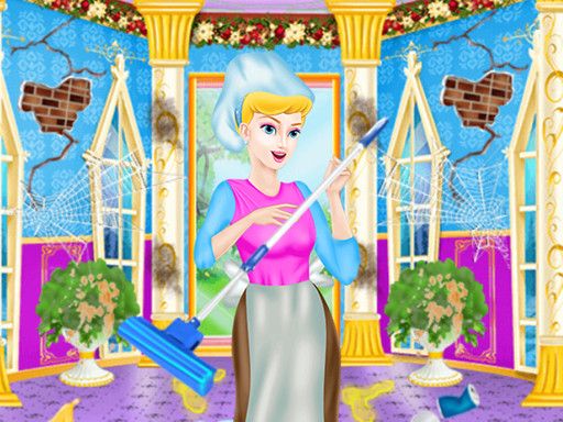 Royal House Cleaning Challenge - browser game screenshot
