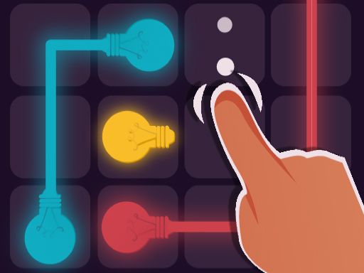 Connect Glow Game Puzzle - browser game screenshot