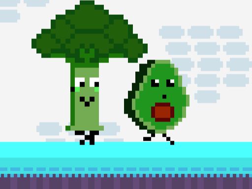 Cat Chef vs Fruits - 2 Player - browser game screenshot