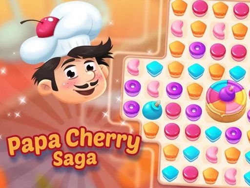 Papa Cherry Blast Saga - browser game screenshot