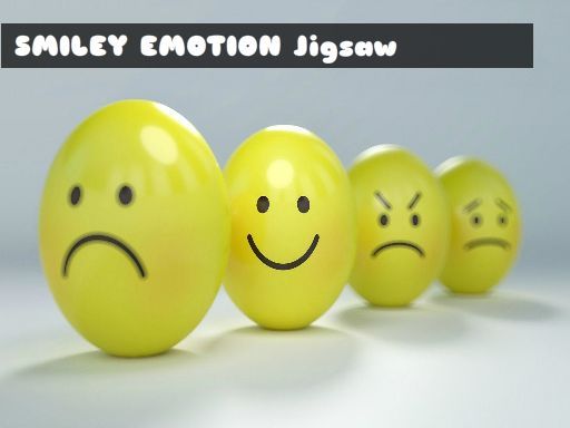 Smiley Emotion Jigsaw - browser game screenshot
