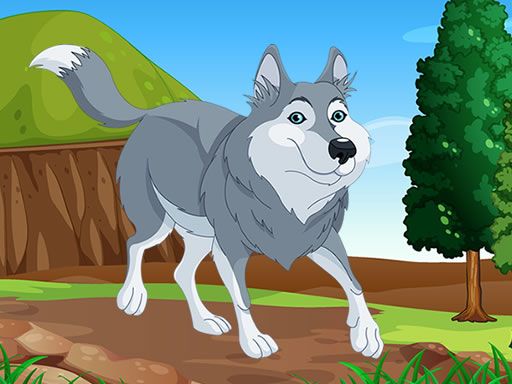 Wolf Jigsaw - browser game screenshot