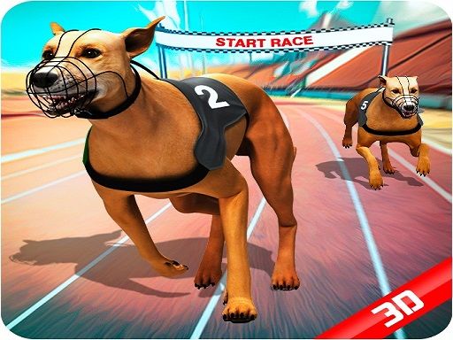 Crazy Dog Race - browser game screenshot