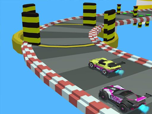 Racecar Steeplechase Master - browser game screenshot