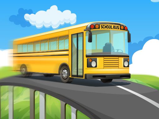 School Bus Racing - browser game screenshot