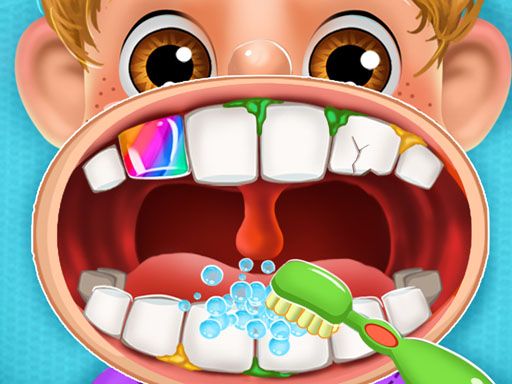 Kids Dentist - browser game screenshot