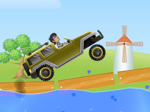 Crazy Hill Climbing - browser game screenshot