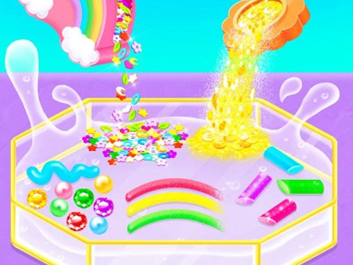 Makeup Slime Master - browser game screenshot