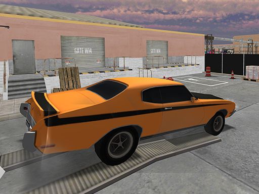 Backyard Car Parking - browser game screenshot