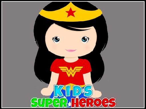 Kids Super Heroes - browser game screenshot