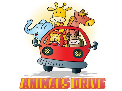 Animals Drive Jigsaw - browser game screenshot