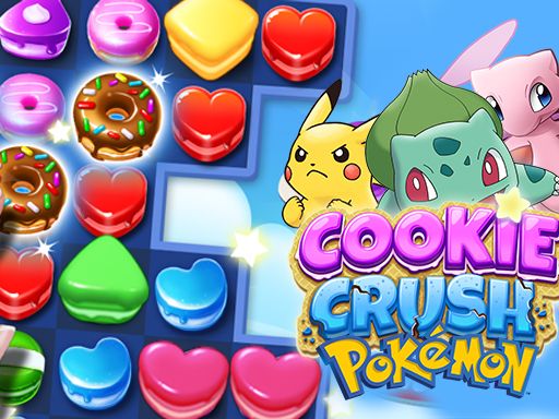 Cookie Crush Pokemon - browser game screenshot