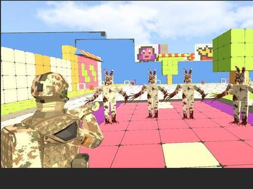ZOMBIE INVADE - browser game screenshot