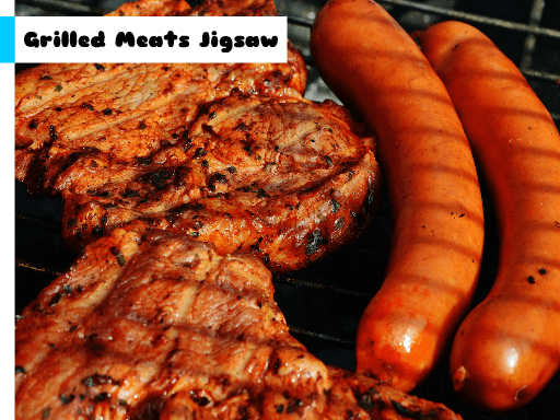 Grilled Meats Jigsaw - browser game screenshot