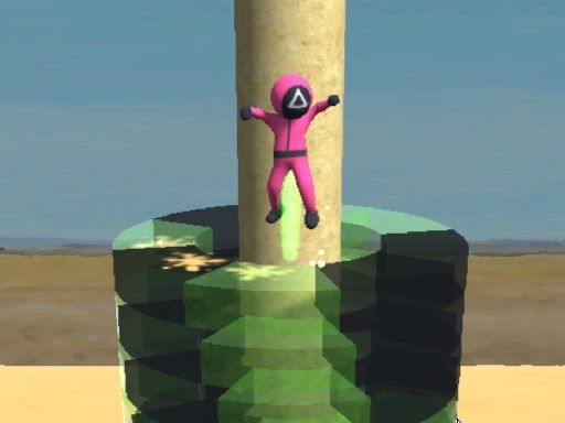 Glass Challenge Squid Game - browser game screenshot