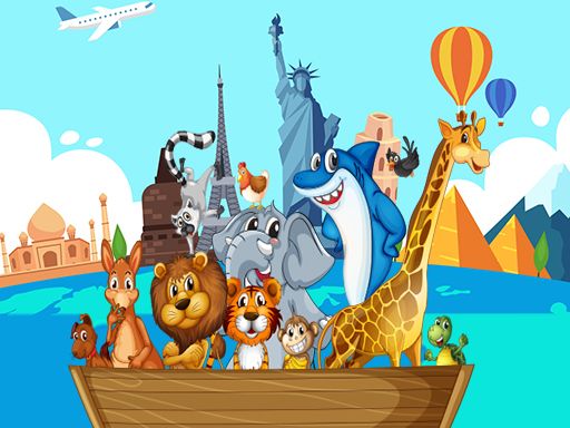 Crazy Friends Travel  The World - browser game screenshot