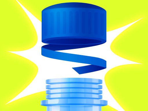 Bottle Cap Puzzle - browser game screenshot