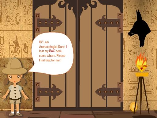 Egypt Fort Escape - browser game screenshot