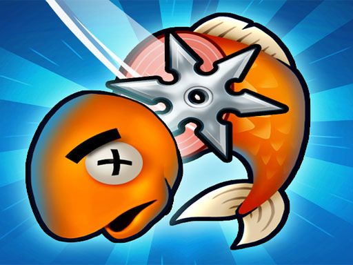 Ninja Fishing 2D - browser game screenshot