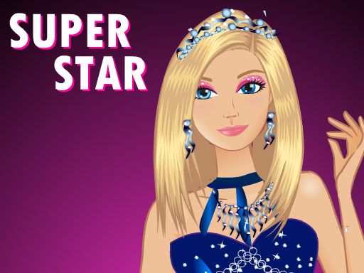SuperStar Dressup - browser game screenshot