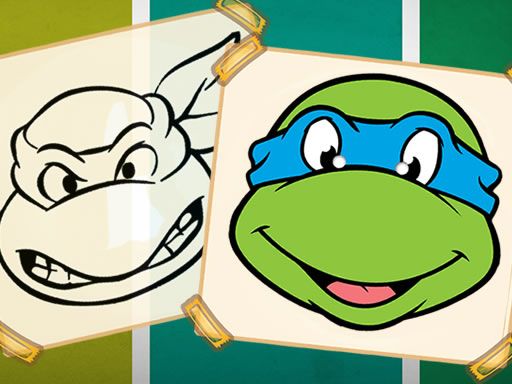 Ninja Turtles Coloring Book Ninja Turtles Coloring Book - browser game screenshot