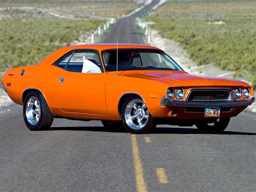 Classic Muscle Cars Jigsaw Puzzle - browser game screenshot